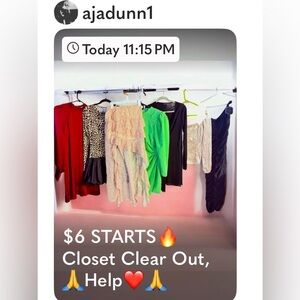 $6 🔥 STARTS 11:30 pmPhilly time) you won’t regret it! Need help,moving in 2 days